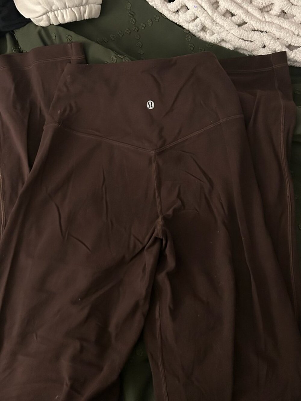 Lululemon Brown Define High-Rise Wide-Leg Pant in Luon - Picture 3 of 3